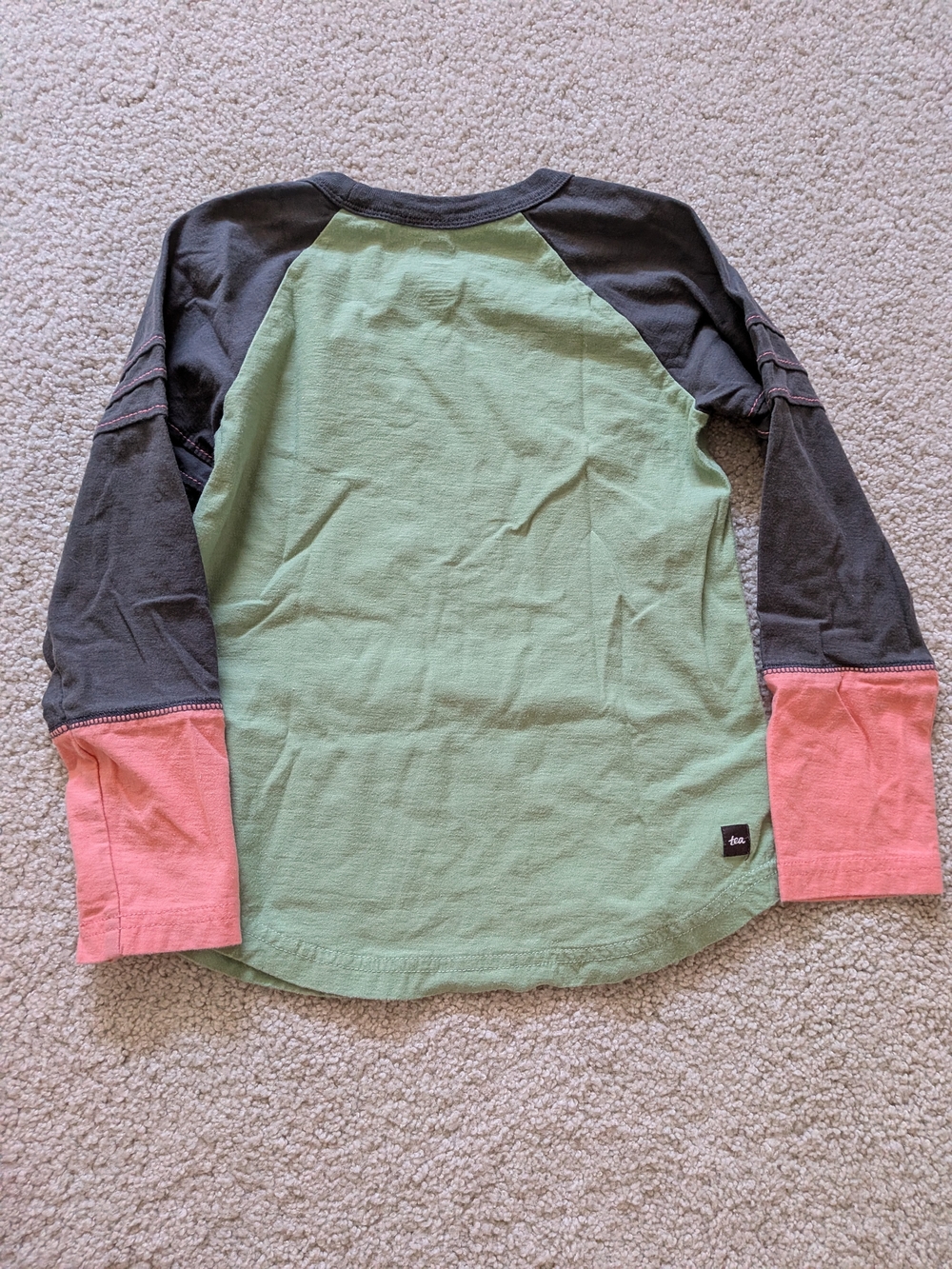 Tea Collection Explorer Colorblock Raglan Top - Picture 2 of 5
